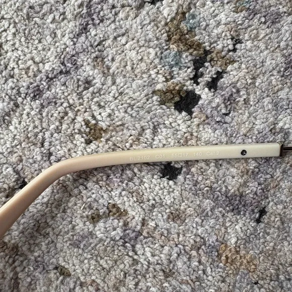 Y2K Balmain Black And Cream Sunglasses, BL2102 - Picture 8 of 11